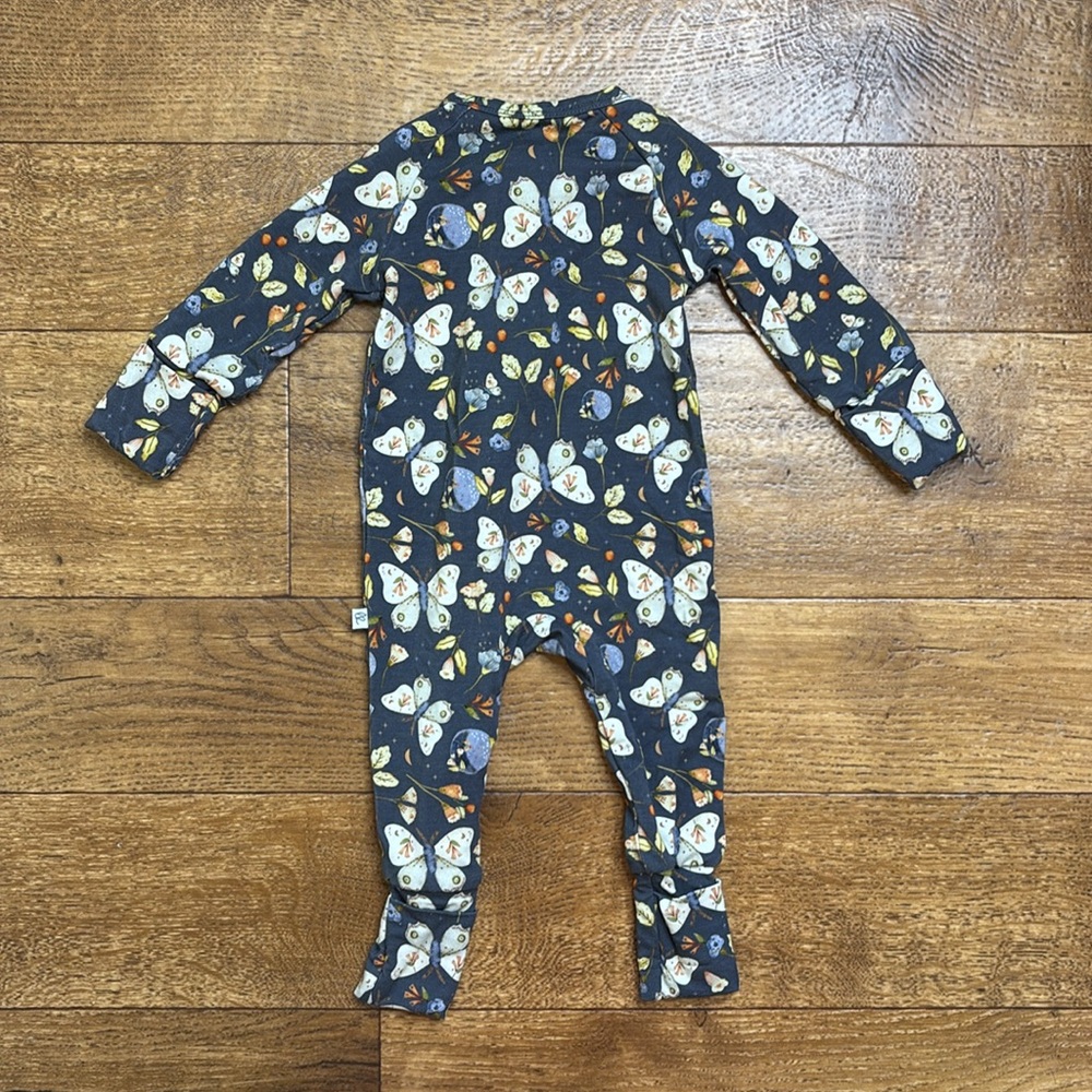 Little Haven Lunar Gardens Bamboo Modal zipper sleeper - Picture 3 of 3